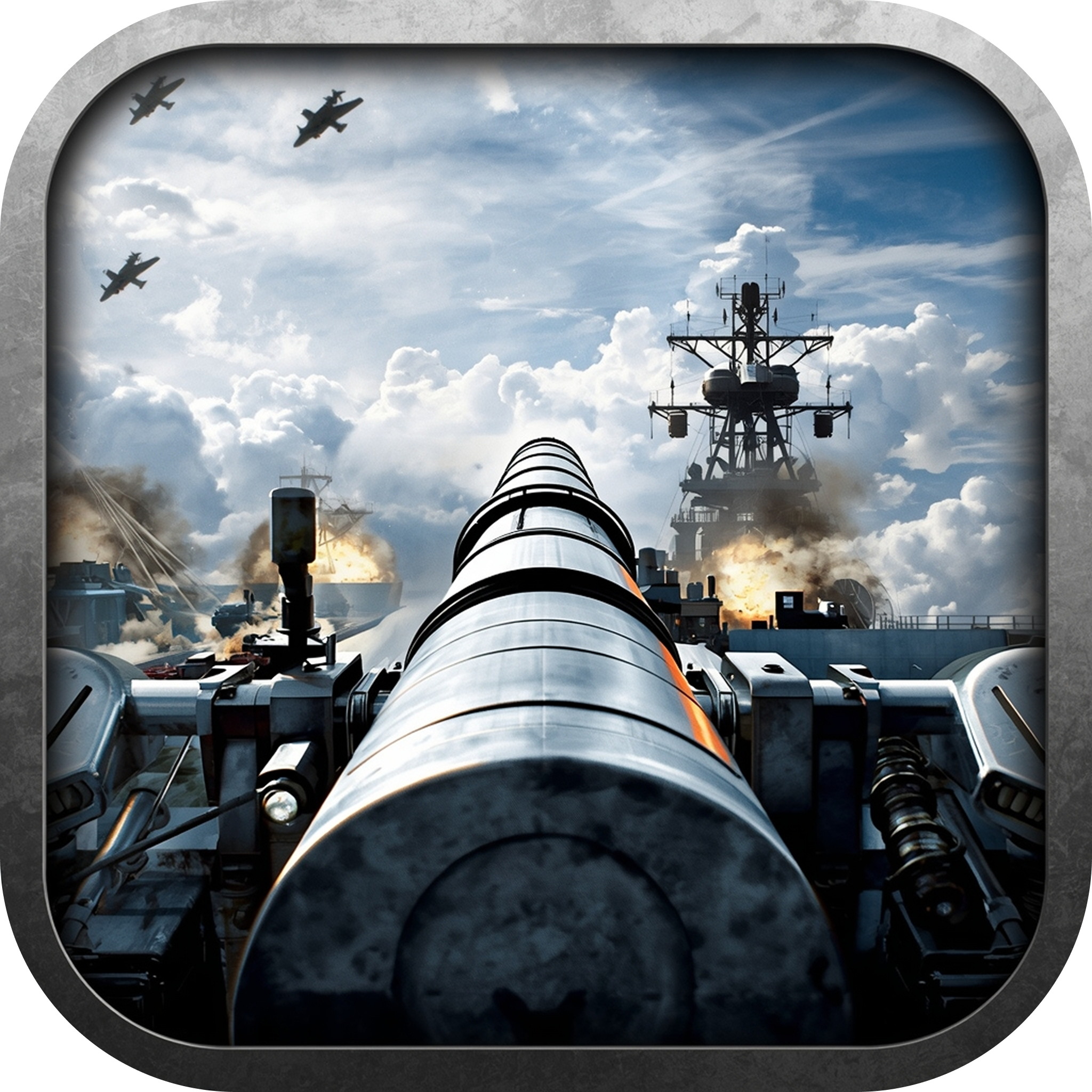 Sky Raiders - World War naval artillery game